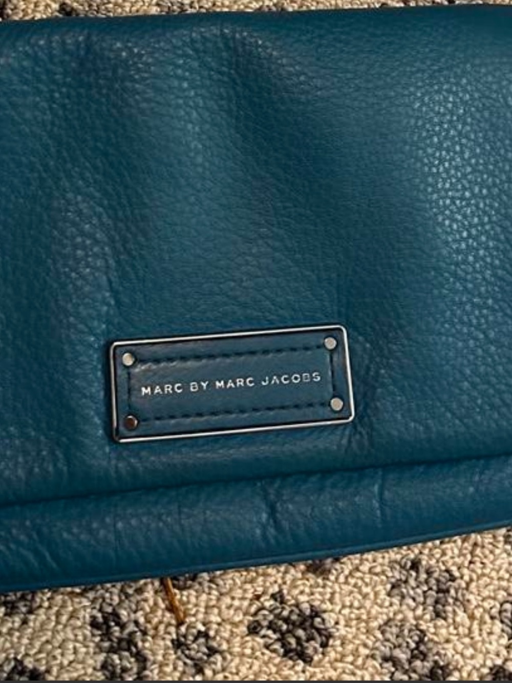 Marc by Marc Jacobs Teal Pebbled Leather Crossbody